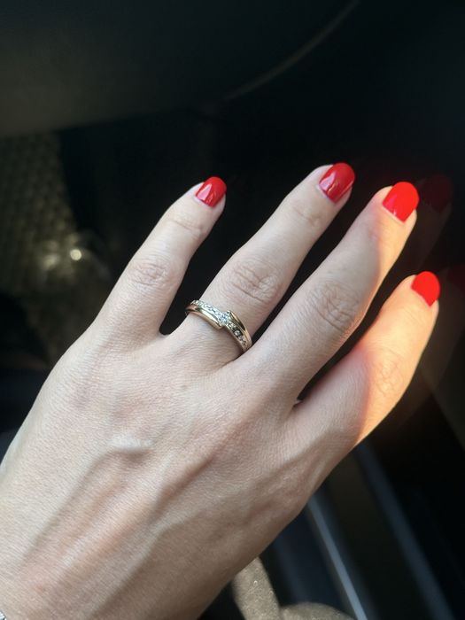 Золотое кольцо с бриллиантами