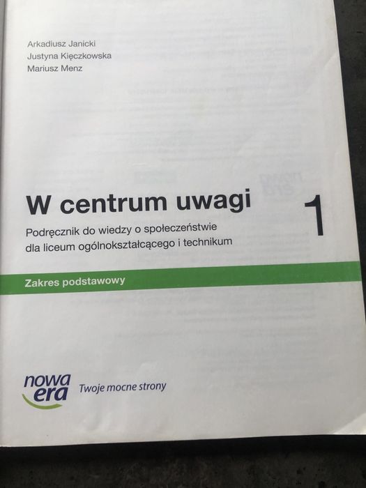 Podręcznik W centrum uwagi 1
