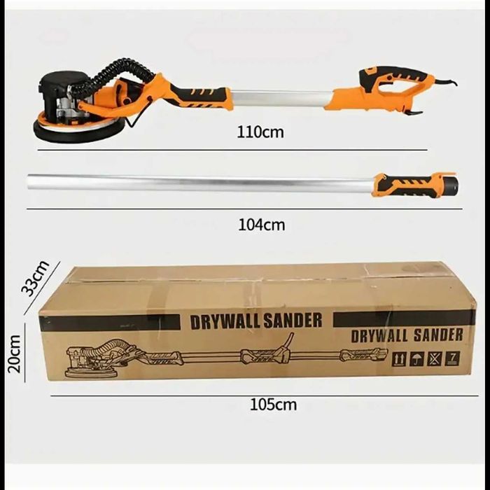 D30- lixadeira parede  drywall  225mm 1390w lixadeira saco vácuo