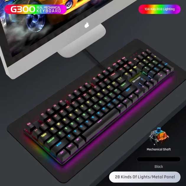 Механическая Клавиатура SKYLION G300 с кириллицей и RGB подсветкой