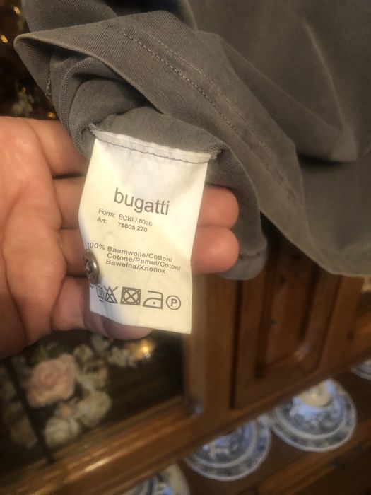 Поло «Bugatti”, 100%хлопок, оригинал, серая.