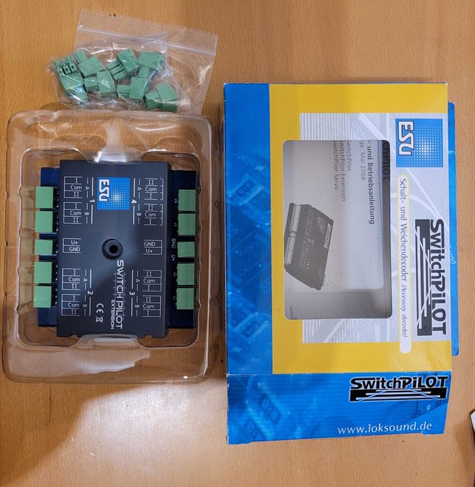 Comboios H0 N, Decoder Switch Pilot Plus ESU 8x + Extensions