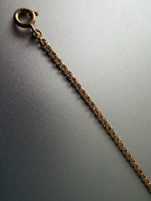 Puseira de ouro para criança-19k- cumprim: 16cm