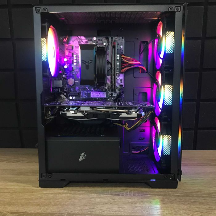 ПК FIREBASE Ryzen 5 2600/16Gb/120SSD+500HDD/RX580-8Gb ГАРАНТІЯ