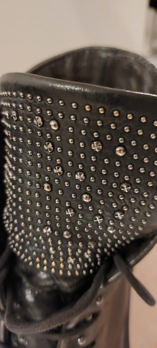 Skórzane trzewiki botki Venezia 37