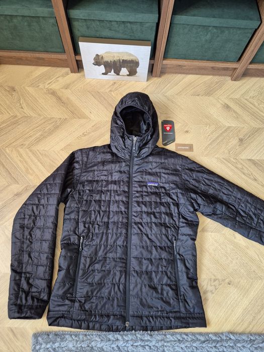 Patagonia kurtka puchowa w karo wiosenna