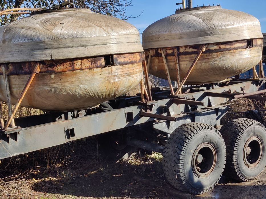 Бочка причіп скловолокно 10т