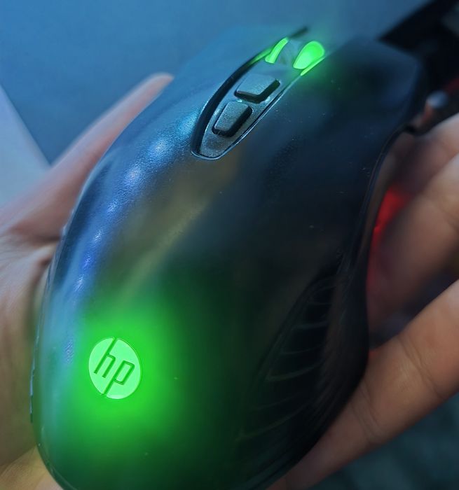 Rato Gamer   Hp com varias cores Leds