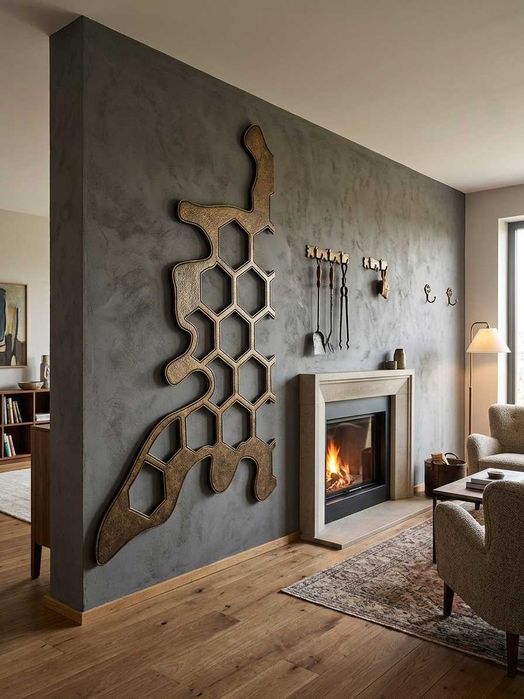 Panel ozdobny scienny-plaster miodu