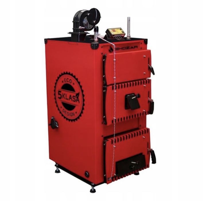 Kocioł na drewno wegiel 18 kw do 180m2 Dostawa0zl Nadmuch Ruszy wodny