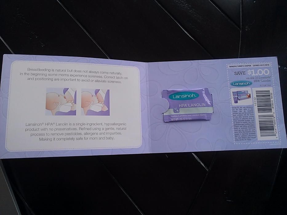 Натуральный ланолин от Lansinoh, саше 1.5 г (10 шт)