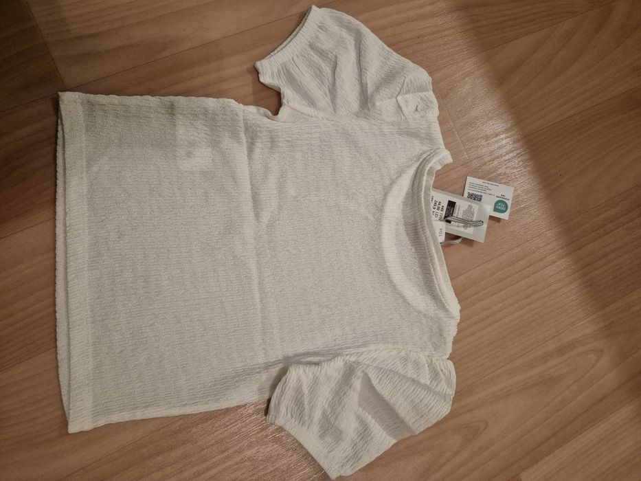 Bluzka biała rozmiar 104