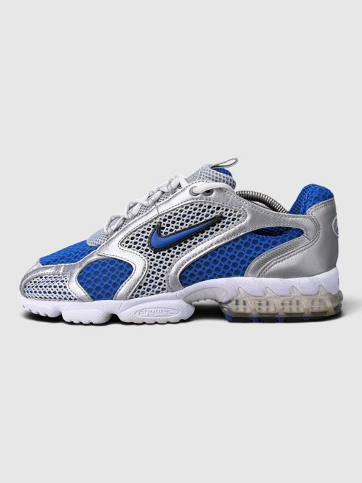 Buty Sportowe Nike Air Zoom Spiridon Cage 2 Srebrny Niebieski Rozmiar 42.5