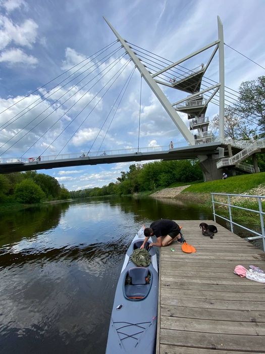 Дністер Оренда каяка байдарка надувна компкатна)  Дністер