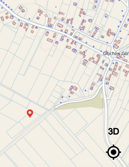 Działka rolna Głuchów Górny 3320 m² koło Trzebnicy - Widok 4