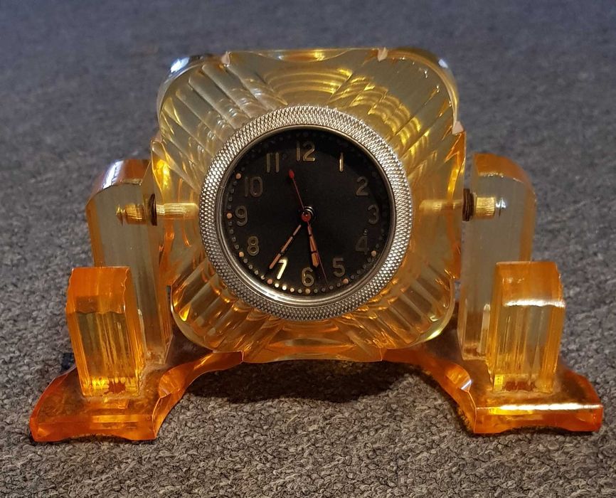 Stary zegar art deco, ZSRR, lata 50. XX w.