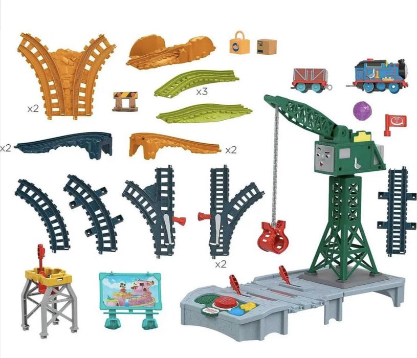 Игровой набор Thomas & Friends Talking Cranky Delivery Train Set