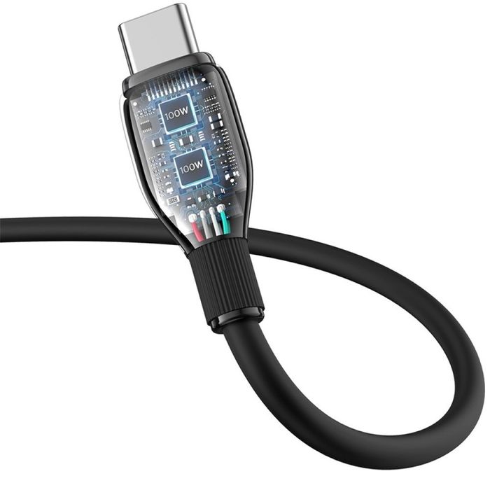 Кабель Baseus з чіпом USB to Type-C 6А / 100W / 1.2М