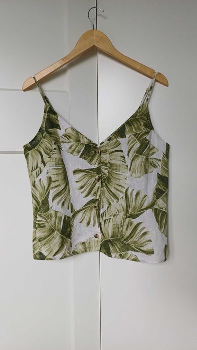Lniana bluzka H&M rozm. M