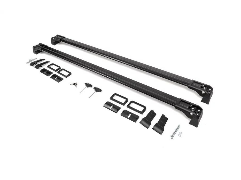 Fiat 500X Поперечени у штатні рейлінги під ключ Wingbar V3 (2 шт) Сірі