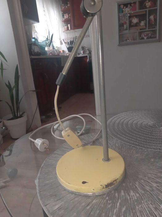 Lampka biurkowa Polam Poznań lata 60 PRL