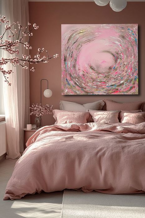 Quadro pintado a mão 100×100