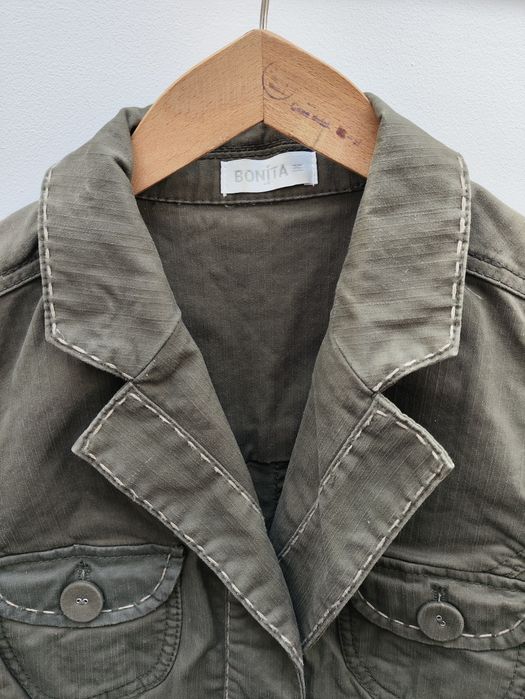 Oliwkowa khaki kamizelka Bonita 36 S