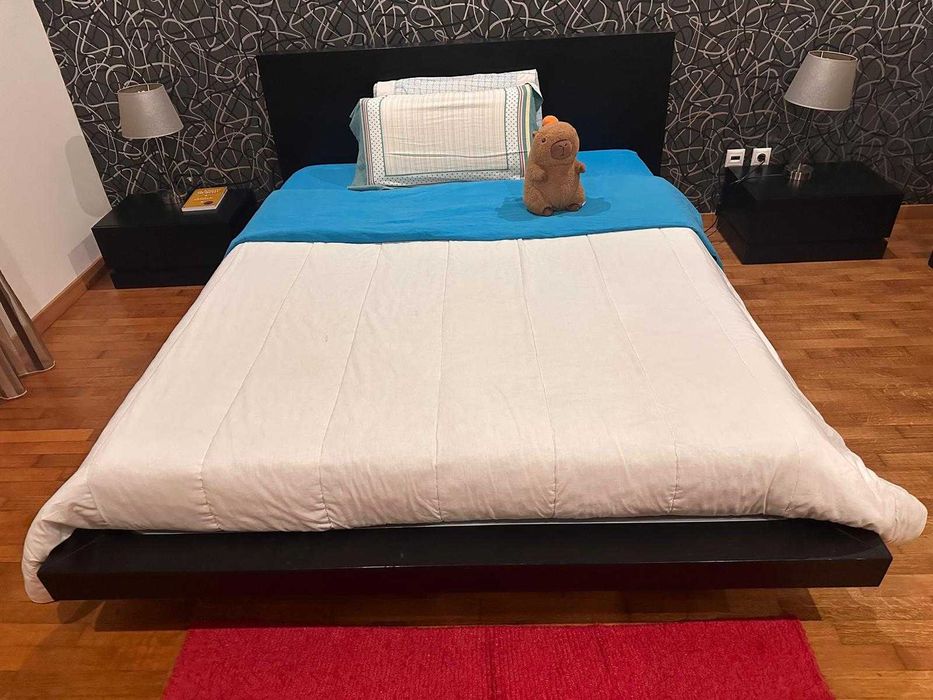 Quarto completo madeira maciça wengué