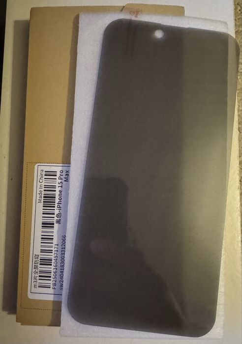 Pelicula vidro Iphone 15 pro max