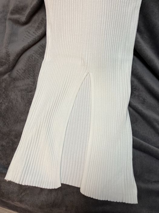 Спідниця тепла, в рубчик, довга