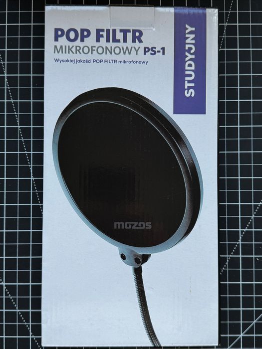 Mikrofon SNAB HF-50 + pop filtr MOZOS