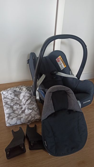 Fotelik maxi cosi, adaptery do wózka, otulacze do fotelika