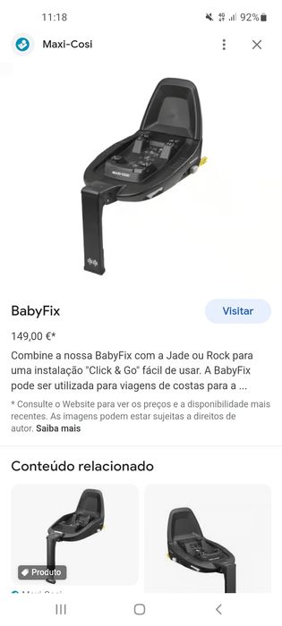 Base cadeira maxi cose