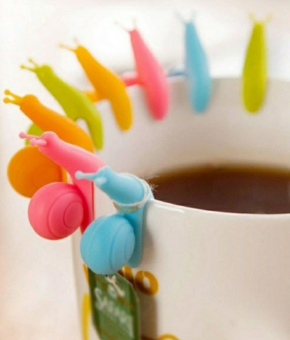 Caracol para a saqueta do Chá.