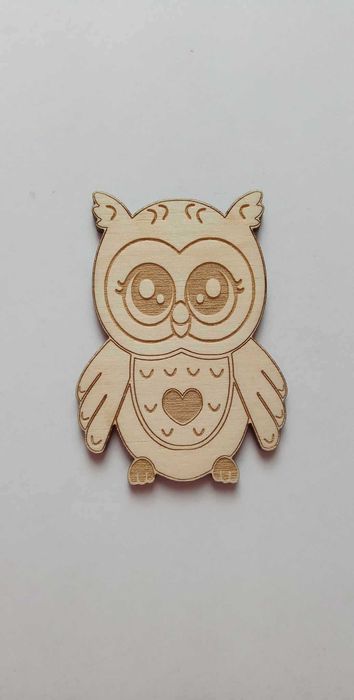 Sowa drewniana 30szt
