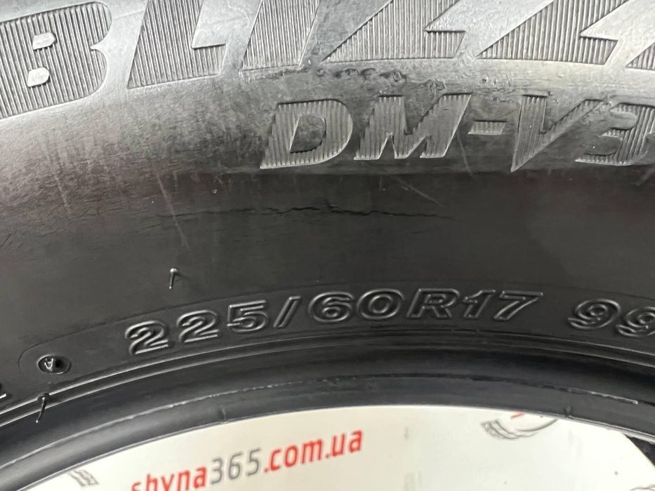 225/60 r17 bridgestone blizzak dm-v3 7mm шини бу зима