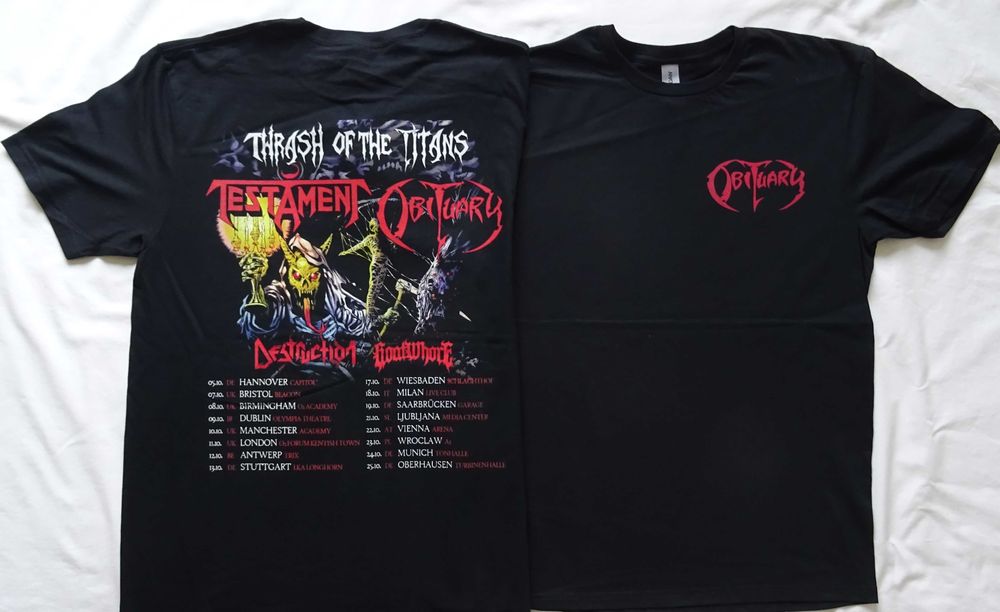 Obituary Testament Destruction koncert Wrocław A2 Thrash of the Titans
