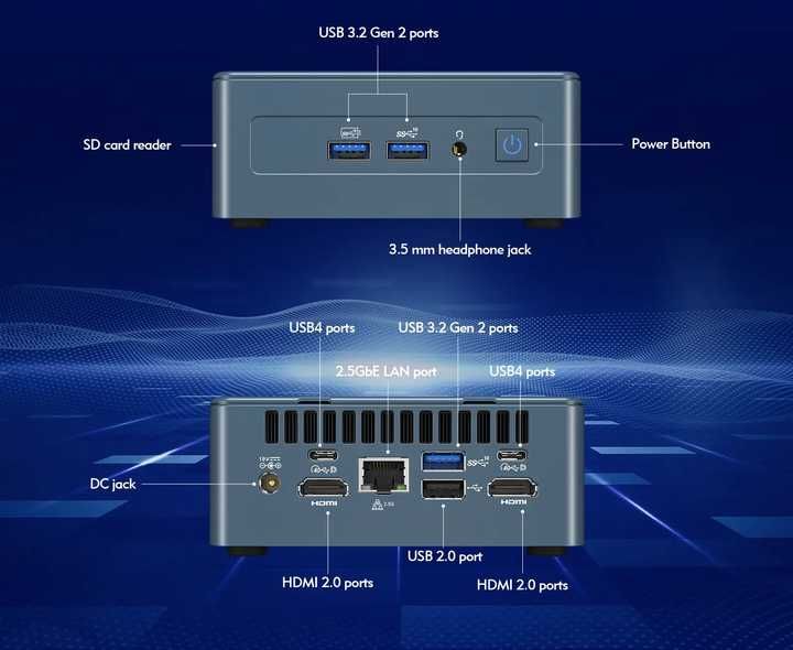 Міні ПК GEEKOM Mini IT12 Intel Core i9-12900H/ 32GB DDR4/ 1000 SSD