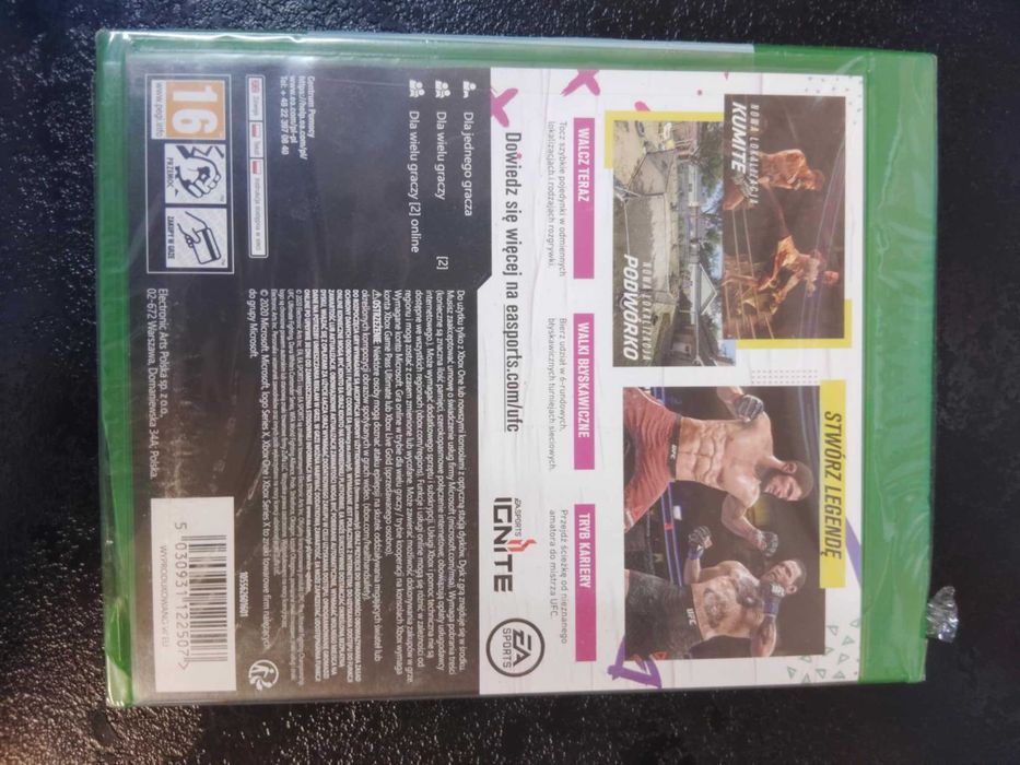 NOWA W FOLII UFC 4 XBOX ONE Polskie napisy w grze