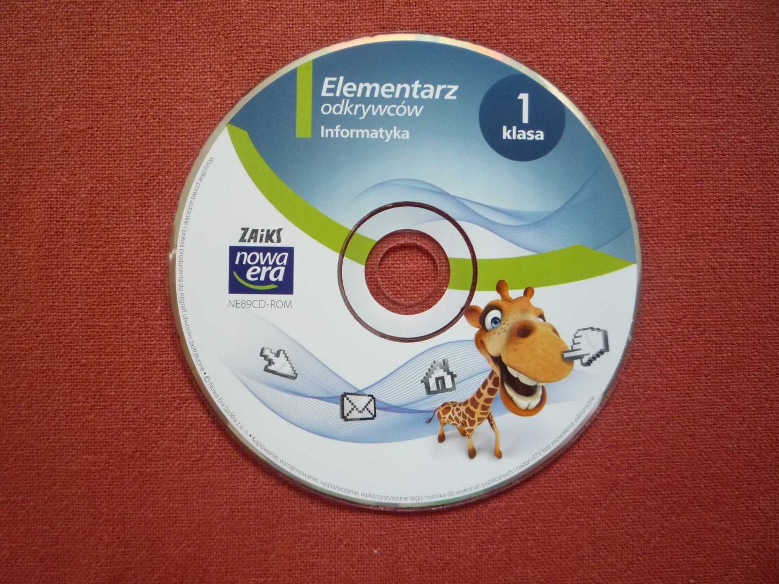 Informatyka Klasa 1 Nowa Era Informatyka klasa 1 Płyta CD z zadaniami Nowa Era Szczecin Pogodno • OLX.pl