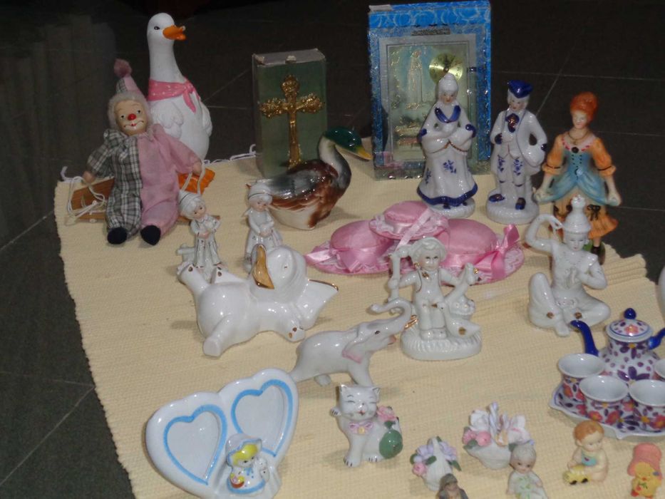 Objetos decoração antigos