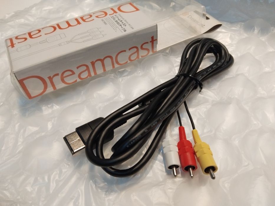 SEGA Dreamcast Original Cabo TV-AV-RCA JAPAN