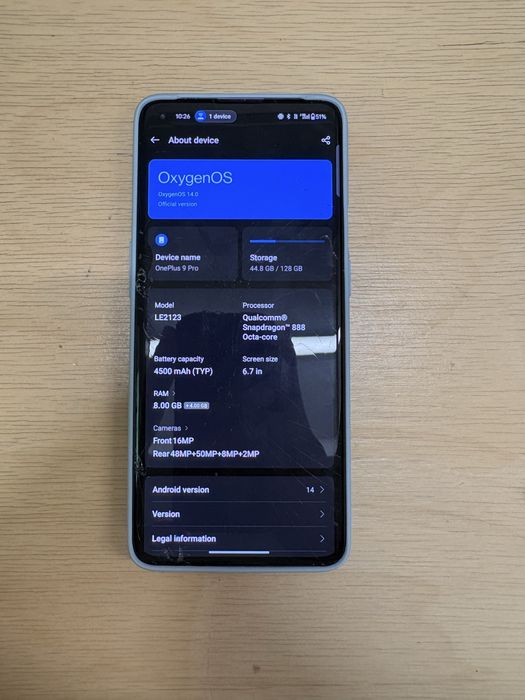 OnePlus 9 PRO 128GB oxygen os