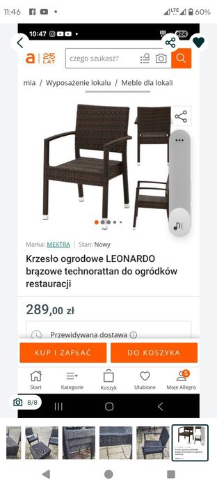 Sprzedam 12 krzeseł technorattan