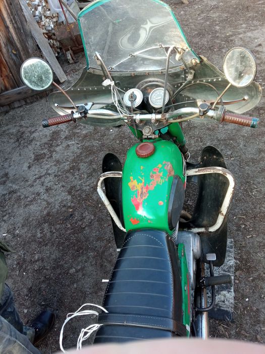 Мотоцикл ММЗ Минск , на ходу, колір зелений