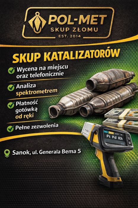 Skup katalizatorów Pol-Met Sanok