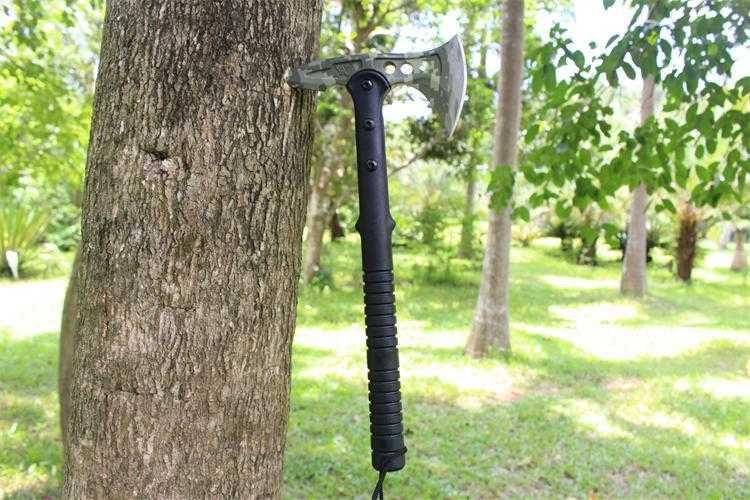 TOPOREK TOPÓR siekiera Tomahawk Survival Nóż Camo 38cm
