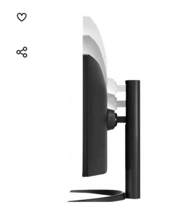 Vendo monitor curvo LG 34 “  Novo