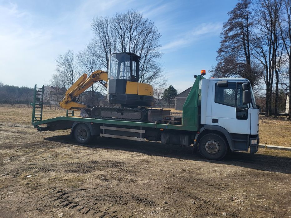 Transport traktorów i mini koparek
