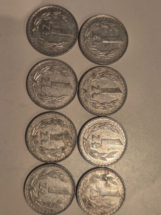 1 zl 1983 prl stan bardzo dobry 8 sztuk